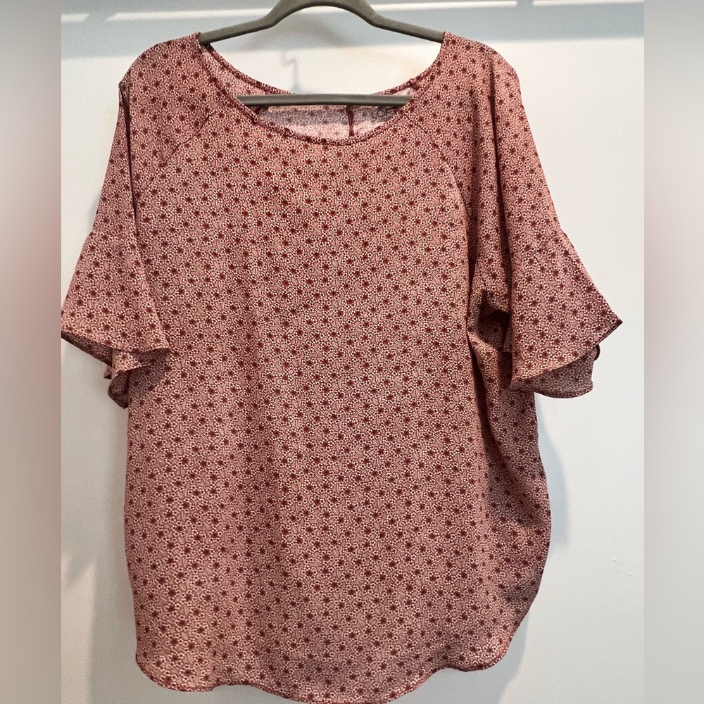 Loft Outlet L Mix Media Top